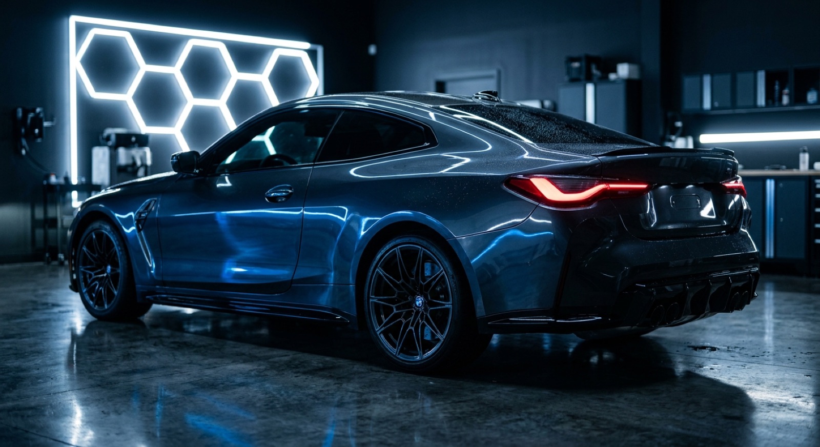 Graphene Coatings detailing studio car finished with Kovalent Graphene Matrix